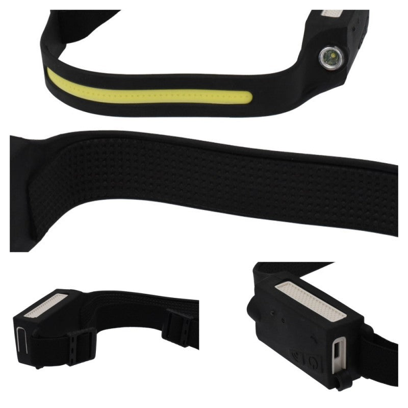 Headlamp, COB & XPE LED, Sensor, YT200