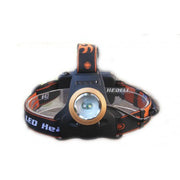 8W LED Headlamp with Rechargeable Battery