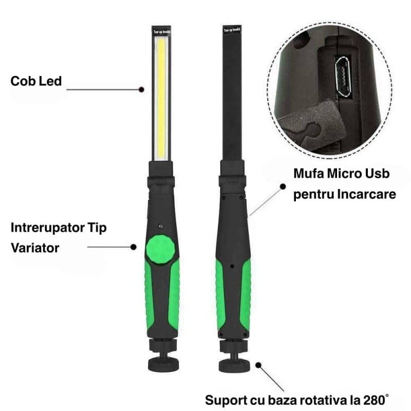 W55-1 Cob Work Light with Magnet