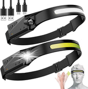 Headlamp, COB & XPE LED, Sensor, YT200