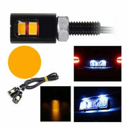 Car LED SMD, 12mm Diameter, 12V, 25cm Wire, Set of 2 Pcs, Yellow