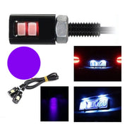 LED Car SMD, Diameter 12mm, 12V, Cable 25cm, Set of 2 Pieces, Purple