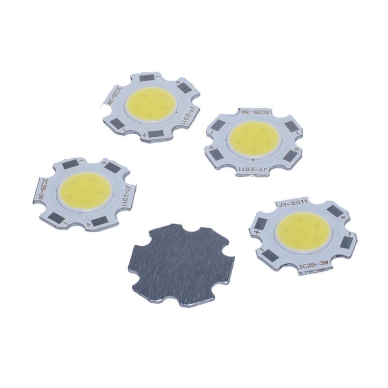 7W 11mm COB LED, Cool White