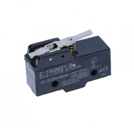 Z15 Limit Switch with Short Rod 40mm, 15A, 250V AC Voltage