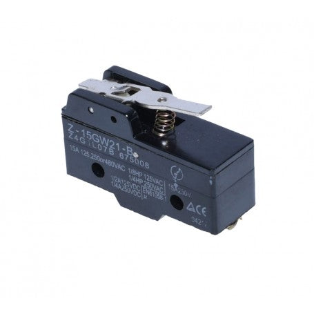 Z15 Limit Switch with Short Rod 40mm, 15A, 250V AC Voltage
