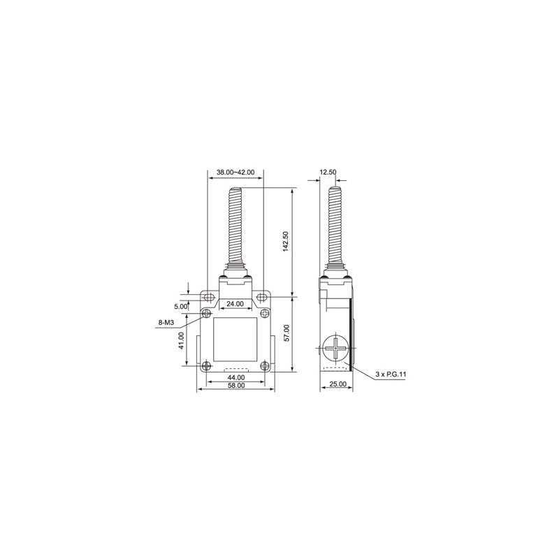 CSA-081 Metallic Spring Limit Switch