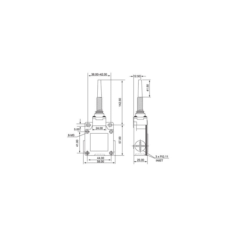 Plastic and Spring Limit Switch CSA-071