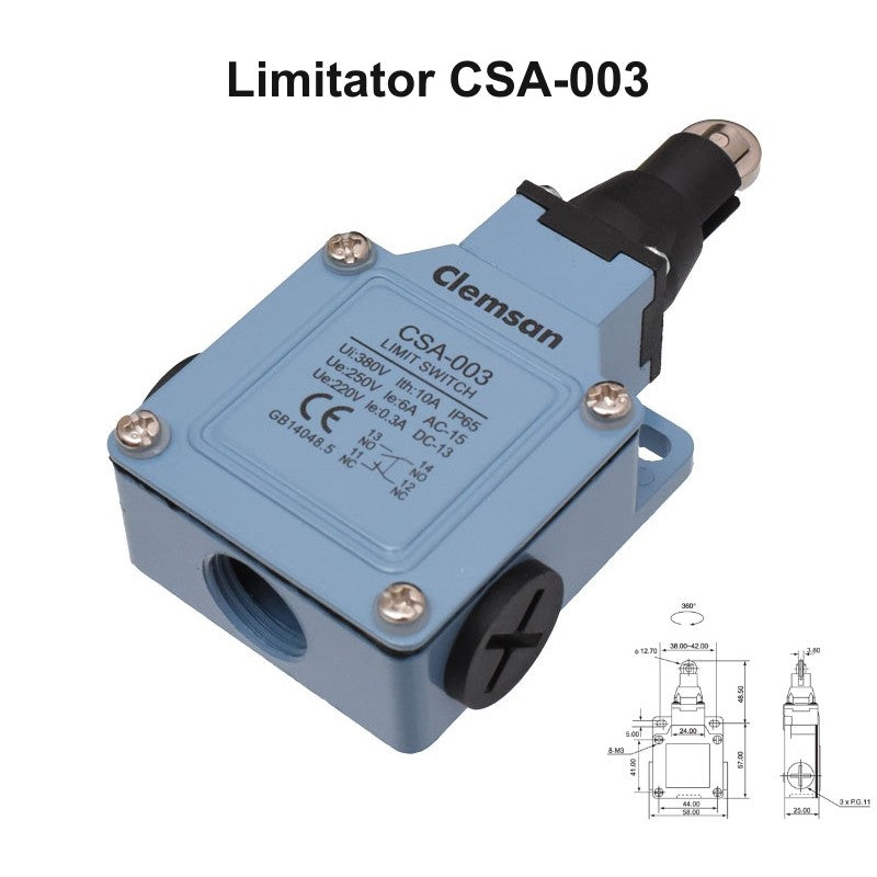 Roller Lever Limit Switch CSA-003