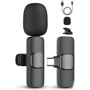 Vlogging Microphone, Wireless, 65mAh Battery, Lavalier, Type-C