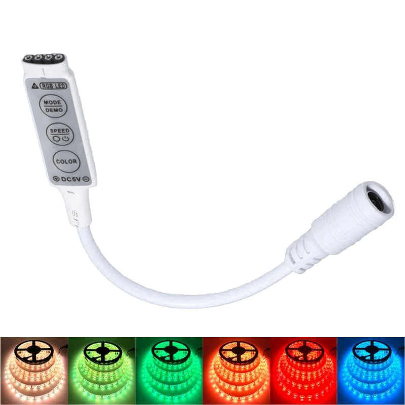 Mini-Controller RGB LED Strip, DC Plug