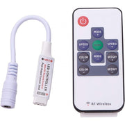 Mini RF Wireless Controller 10-Key, RGB 4-Wire Strip