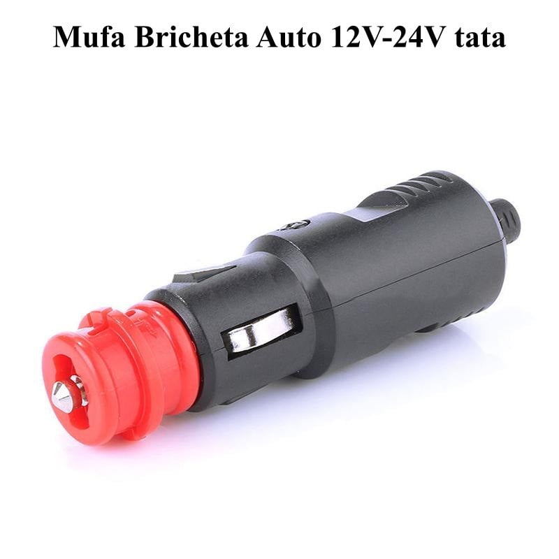 Male Car Cigarette Lighter Plug 12-24V