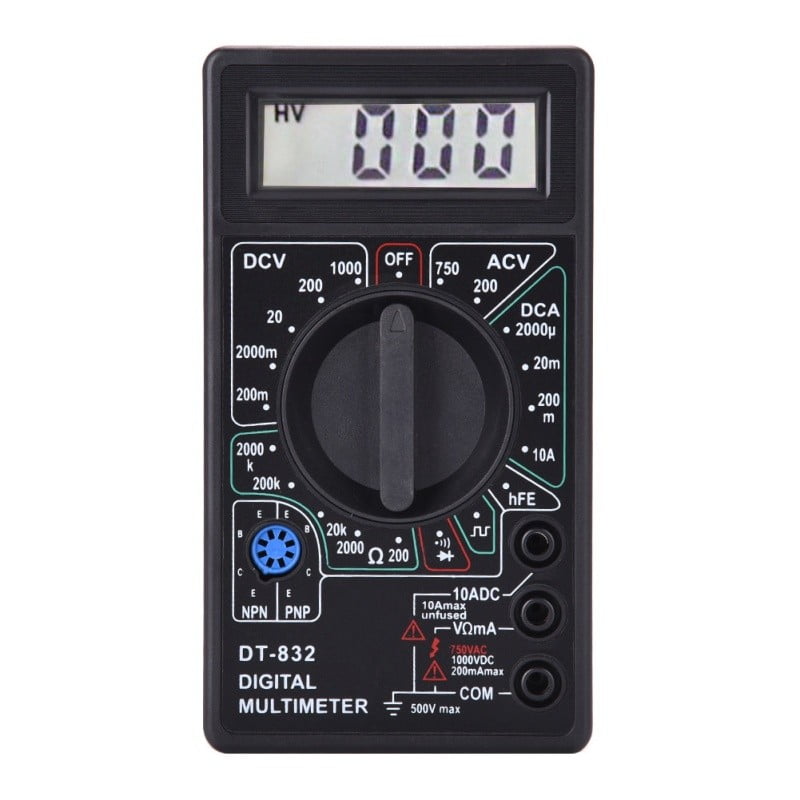 Digital Multimeter with Buzzer DT-832