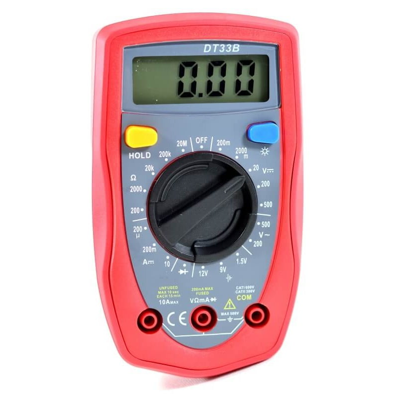 Digital Multimeter, Battery + Leads included