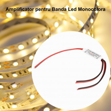 Single-Color LED Mini-Amplifier with Wires
