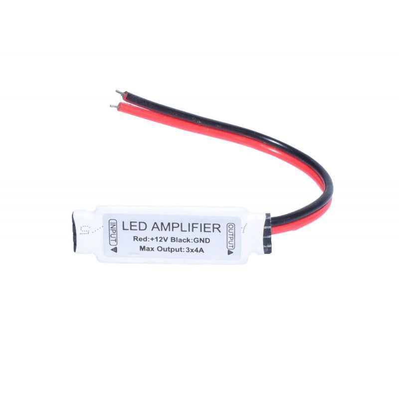 12V RGB LED Mini-Amplifier with Wires