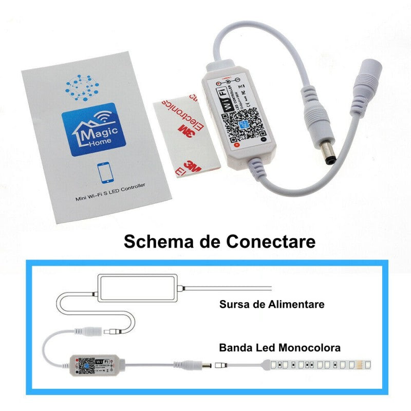 Single-Color LED Mini-Controller with Wi-Fi