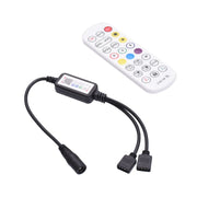 Mini-Controller RGB LED with 24 Keys, 2 Outputs and Magic Smart, 144W