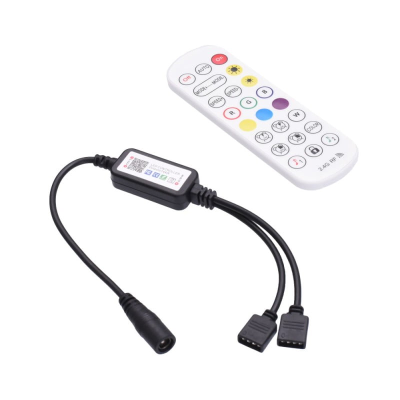 Mini-Controller RGB LED with 24 Keys, 2 Outputs and Magic Smart, 144W