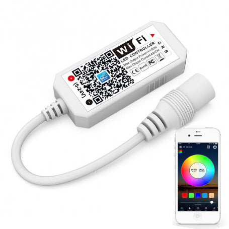 RGB LED Mini-Controller with Wi-Fi 5-24V