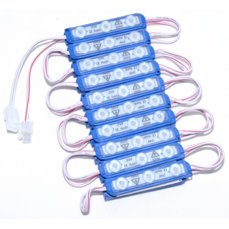 LED Module Group, 20 Pcs, 220V, Blue