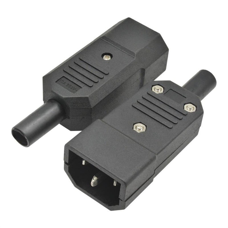 PC Power Plug Male on Wire