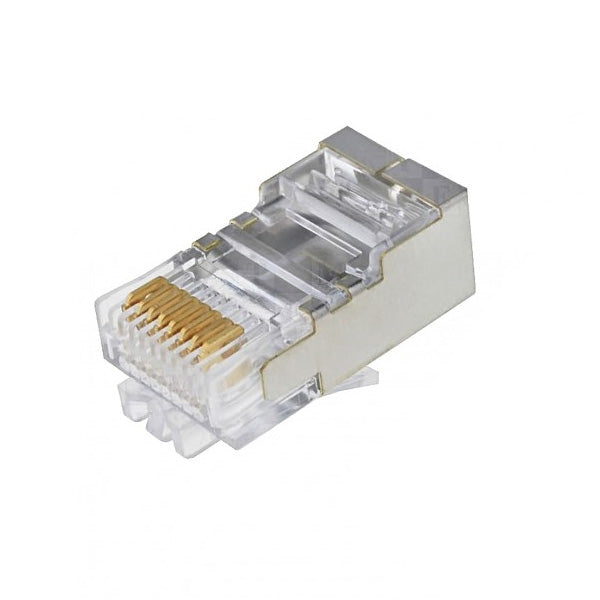 RJ45 CAT6 Metal FTP-UTP Connector 100 pcs/set