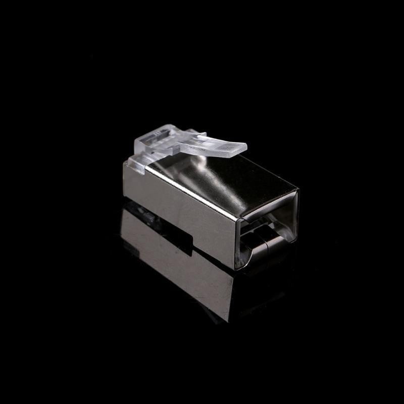 RJ45 CAT6 Metal FTP-UTP Connector 100 pcs/set