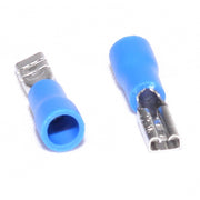 Insulated Blue Female Spade Terminal 2.8MM 100PCS/BAG