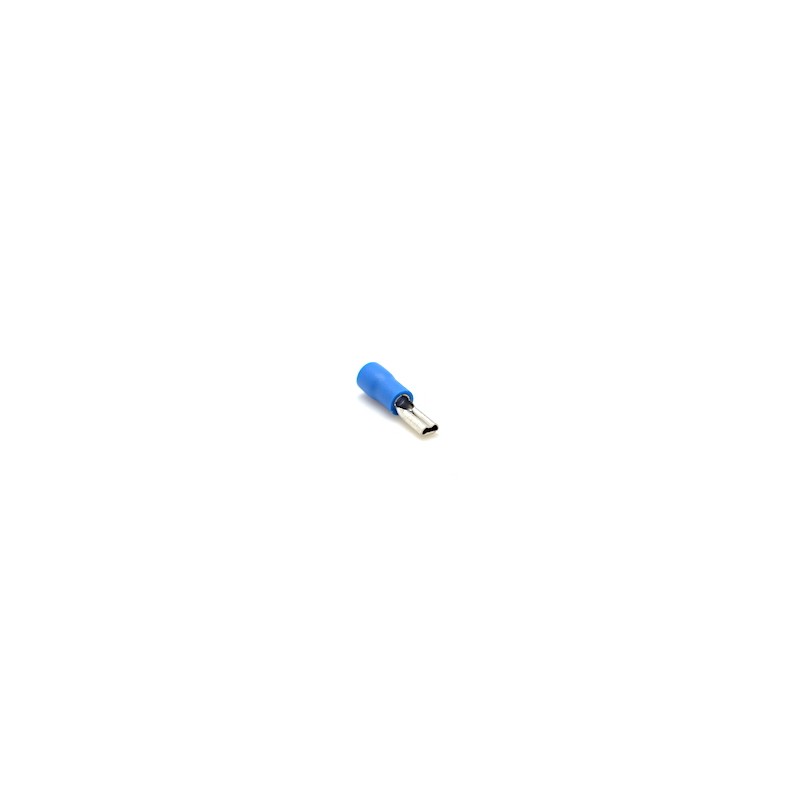 Insulated Blue Female Spade Terminal 2.8MM 100PCS/BAG