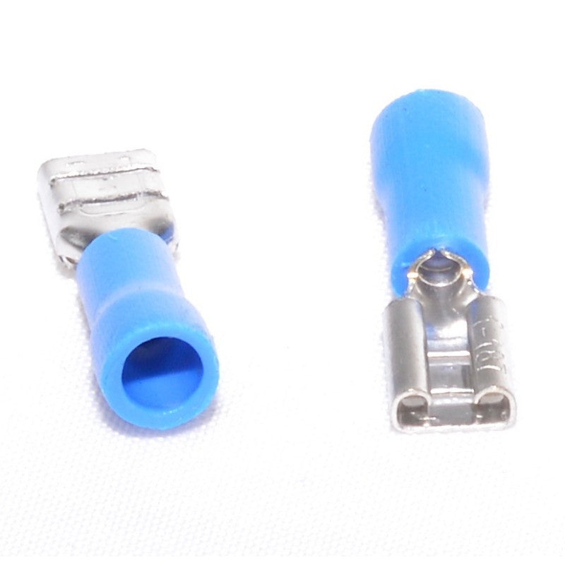 Insulated Blue Female Spade Connector 4.8MM 100PCS/Bag