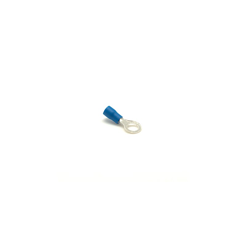 Insulated Blue Ring Terminal Ø6MM 100pcs/Bag