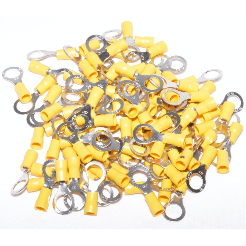 Insulated Ring Terminal Ø10MM 100PCS/Bag