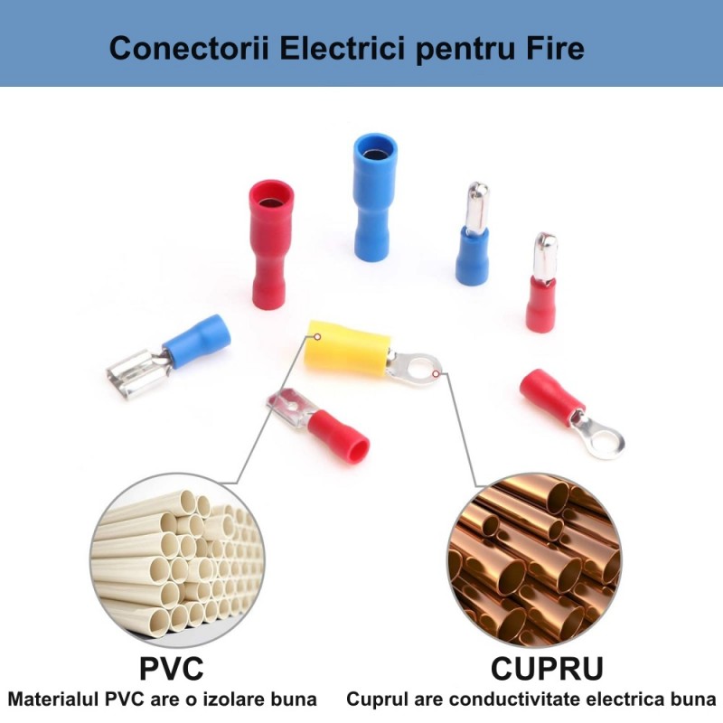 Wire Electrical Connector Terminals - 225 Pcs/Set