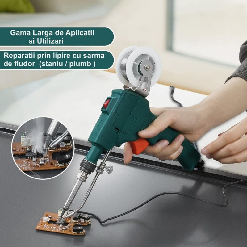 Automatic Soldering Gun with Solder Wire, 40W-80W, GT10