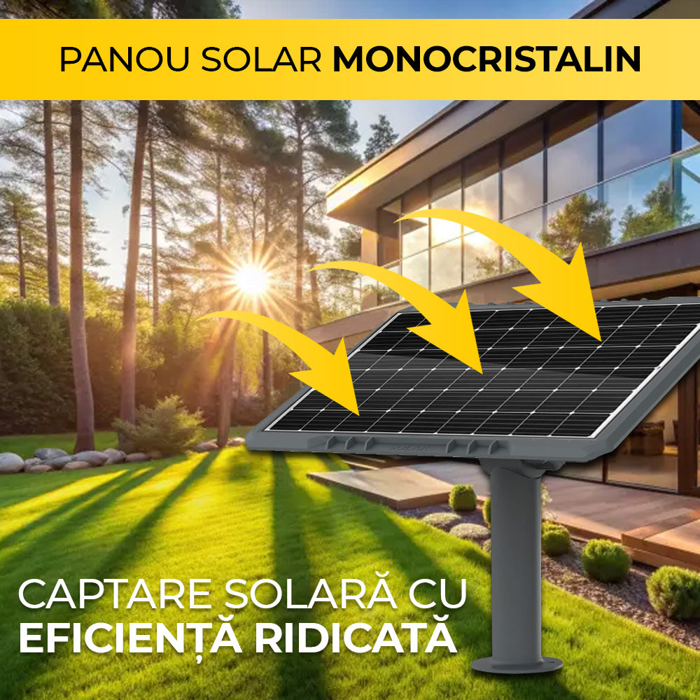 Warm White LED Strip Kit, 10 Meters, Monocrystalline Solar Panel, 100W, IP65, ClassLights