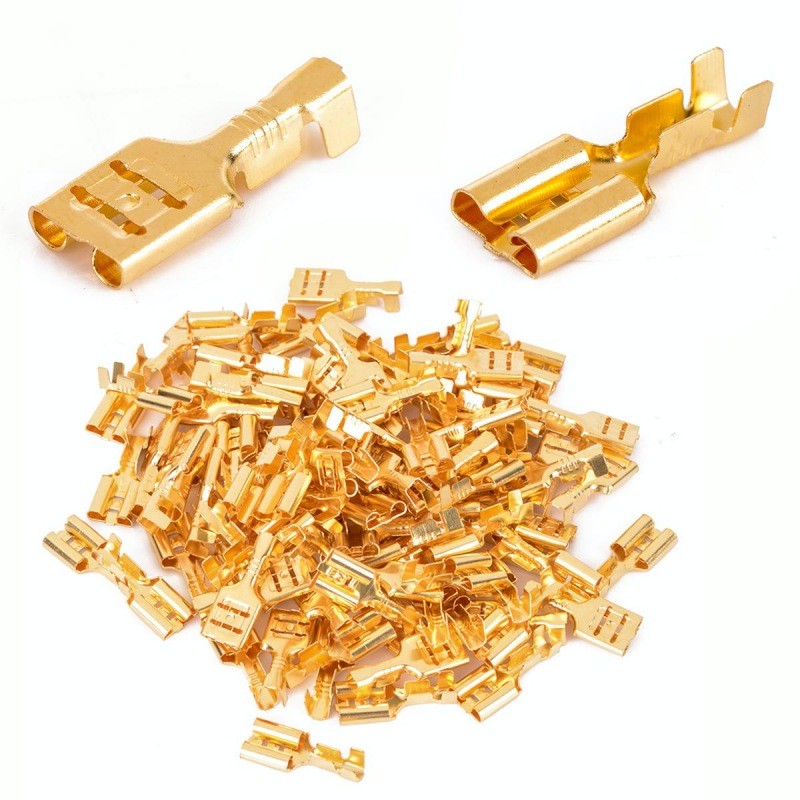 Female Spade Terminal 6.3MM 100PCS/Bag