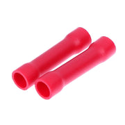 Electrical Butt Connectors, Red 1.5mm, 100pcs/Set
