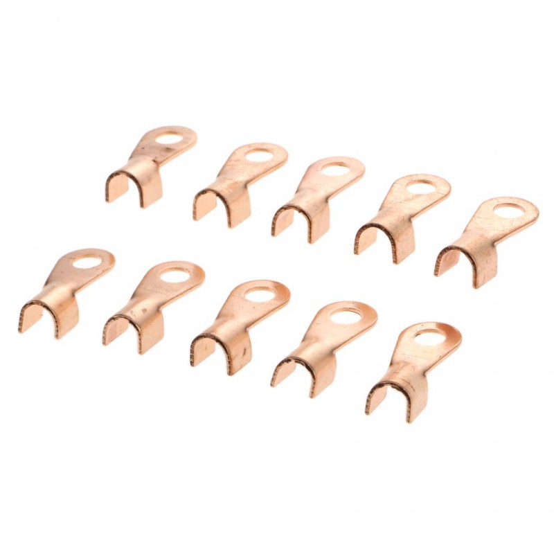 Copper Electrical Lug, 500A, 12.2mm Diameter