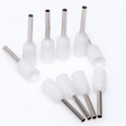 Pin Terminal For Wire E0508 White, 100Pcs/Set
