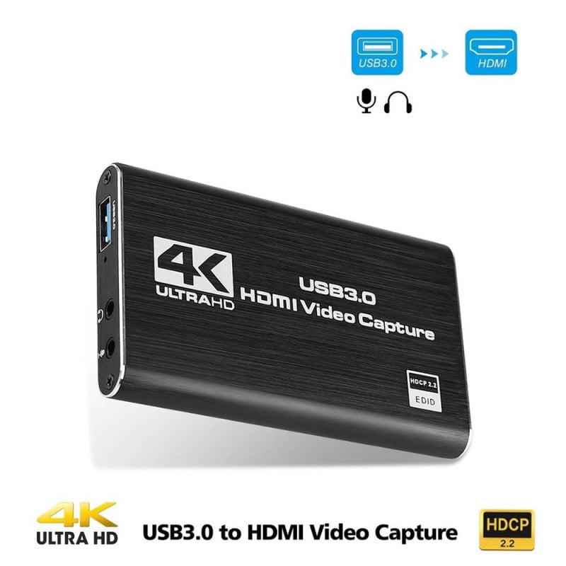 4K HDMI Video Capture Card - HDMI - USB 3.0