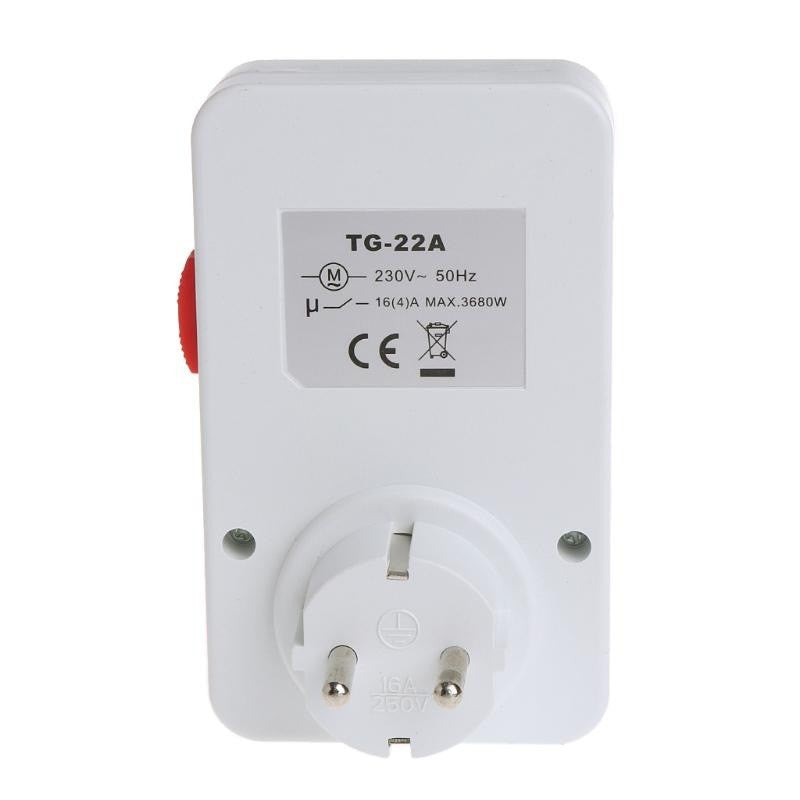 Mechanical Programmable Timer Socket, On/Off Power