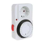 Mechanical Programmable Timer Socket, On/Off Power