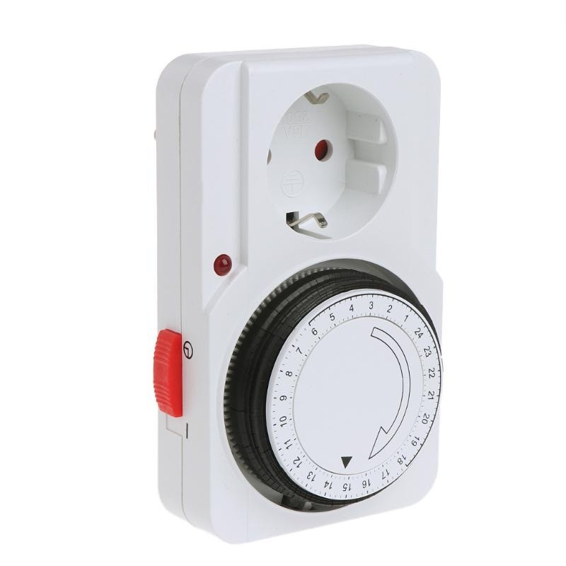 Mechanical Programmable Timer Socket, On/Off Power