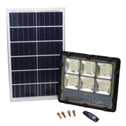 Solar Panel Lighting Kit + 300W LED Floodlight + Remote Control, Complete Package