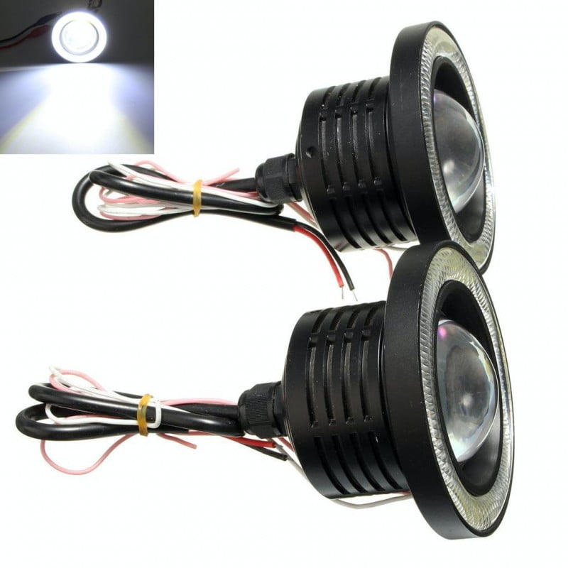 Universal LED Car Projector Set, 89mm / 10W / 3200Lm