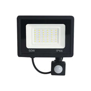 LED Floodlight with Sensor IP66, 220V Power 50W, ElectroAZ