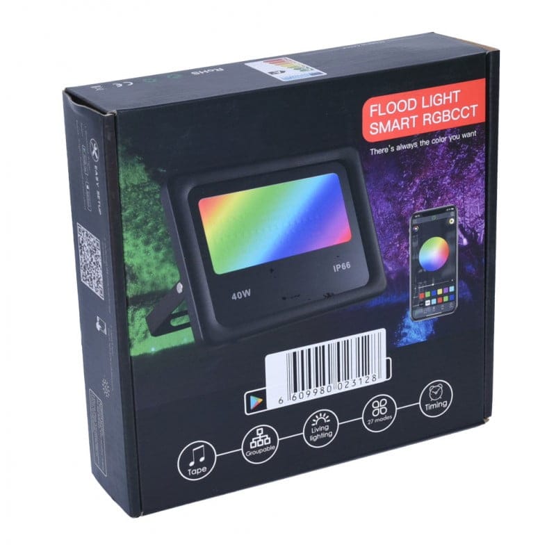 RGBW LED Projector 40W, Android, iOS, Bluetooth