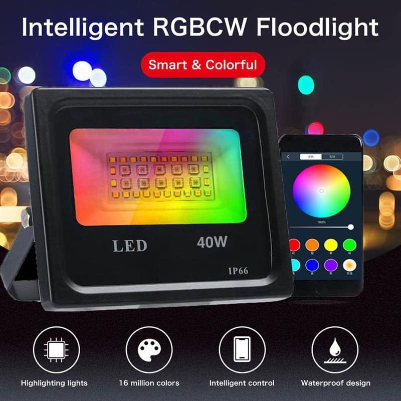 RGBW LED Projector 40W, Android, iOS, Bluetooth