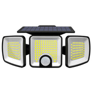 45W LED Solar Spotlight with 3 Adjustable Heads and Motion Sensor ClassLights, 223 LEDs
